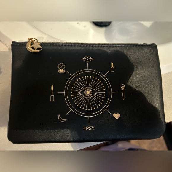 Ipsy Oct 2020 black gold magic makeup bag witchy cosmetics goth witch - Picture 2 of 8